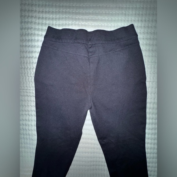 INC Brand Black pants, elastic waist, faux zipper pocket size 10 - Picture 2 of 11